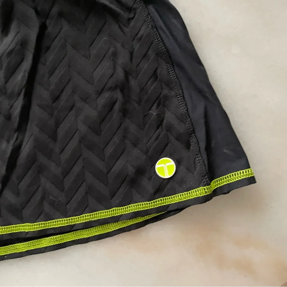 Trina Turk Black Athletic Tank Top with Neon Accents size M - Picture 3 of 6